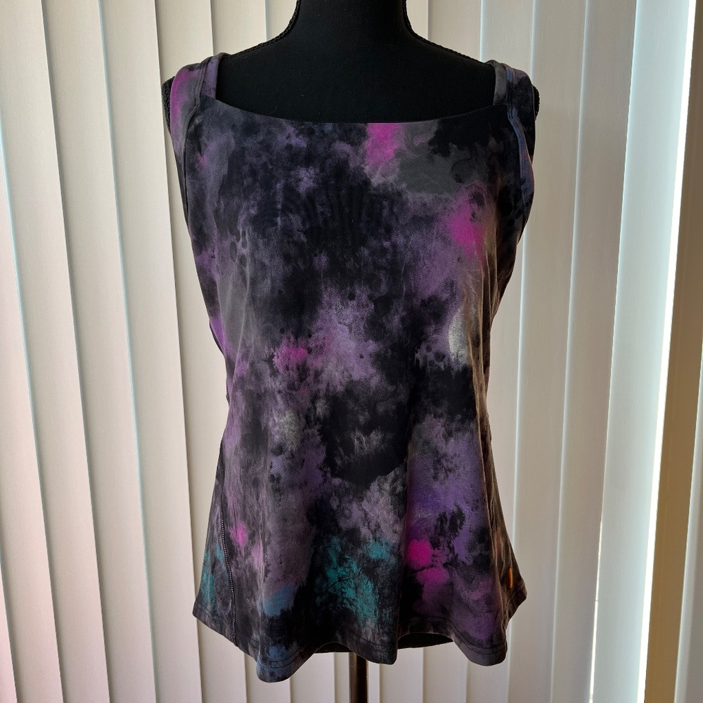 Lucy Tie Dye Workout Tank Top Size L